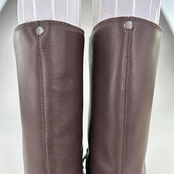 Nike Storm Warrior Rain Boots US 7.5 Brown Fleece Lined Lace-Up Boot - Picture 11 of 14